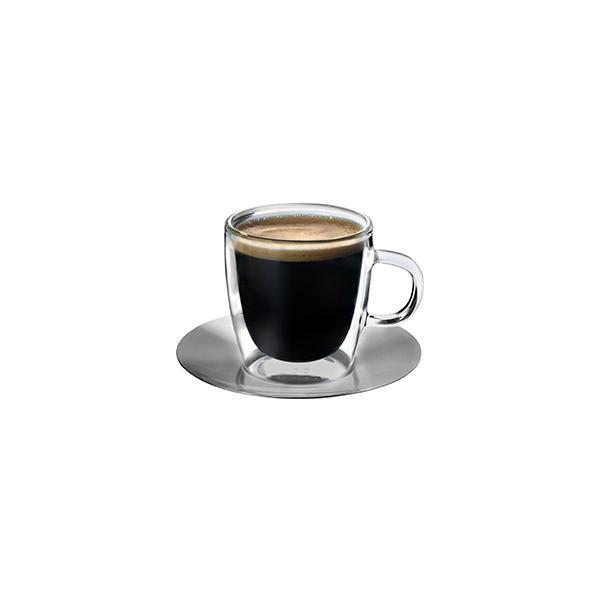 Athena NOVA DOUBLE WALL GLASS & SAUCER-100ml (2 sets/Pack) (Set)