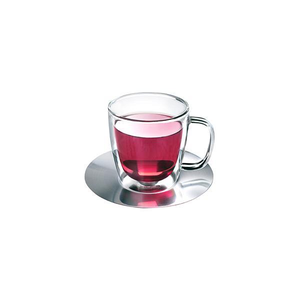 Athena NOVA DOUBLE WALL GLASS & SAUCER-250ml (2 sets/Pack) (Set)