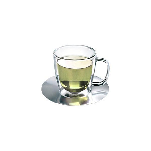 Athena NOVA DOUBLE WALL GLASS & SAUCER-300ml (2 sets/Pack) (Set)