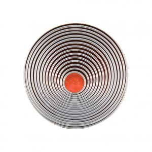 Chef Inox CUTTER SET-18/8 LARGE ROUND CRINKLED 14pc SIZE:25-115mm