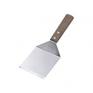 Chef Inox SCRAPER-GRIDDLE S/S 95x110mm WOOD HDL