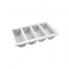 Chef Inox CUTLERY BOX-GREY 4-COMP GN: 1/1 SIZE 530x325