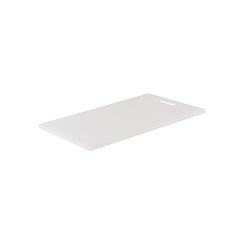 Chef Inox CUTTING BOARD-300x450x12mm WHITE W/HDL