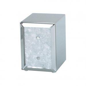 NAPKIN DISPENSER-S/S "D FOLD" 130x95x115mm