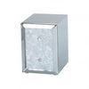 NAPKIN DISPENSER-S/S "D FOLD" 130x95x115mm