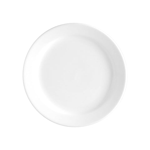 Vitroceram ROUND PLATE-160mm Narrow Rim WHITE EA