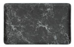 Bonna  STAGE MELAMINE PLATTER GN 1/1 MARBLE BLACK (MLM1/1BL) (x2)