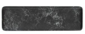 Bonna  STAGE MELAMINE PLATTER GN 2/4 MARBLE BLACK (MLM2/4BL) (x4)