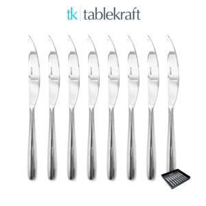 Tablekraft STEAK KNIFE SET-8pc AERO DAWN Set