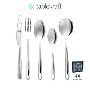 Tablekraft CUTLERY SET 40pc AERO DAWN Set