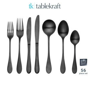 Tablekraft SOHO INK 56pc CUTLERY SET Set