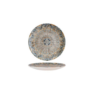 Bonna  LUCA MOSAIC ROUND COUPE PLATE 210mm (S-MT-LUCMZGRM21DZ (X12)