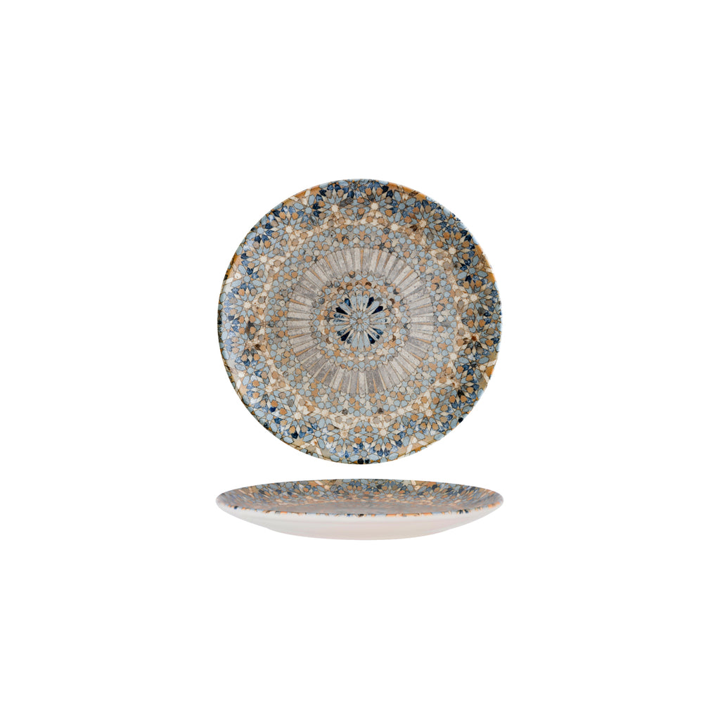 Bonna  LUCA MOSAIC ROUND COUPE PLATE 210mm (S-MT-LUCMZGRM21DZ (X12)
