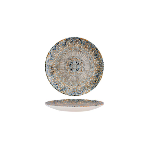 Bonna  LUCA MOSAIC ROUND COUPE PLATE 210mm (S-MT-LUCMZGRM21DZ (X12)