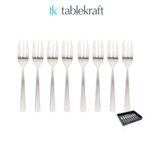 Tablekraft CAKE FORKS 8pc SIENNA Set