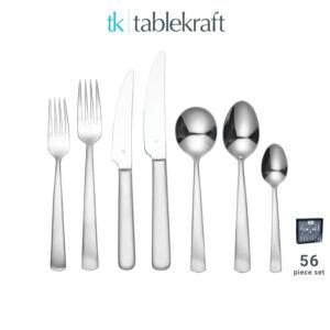 Tablekraft CUTLERY SET-56pc SIENNA Set