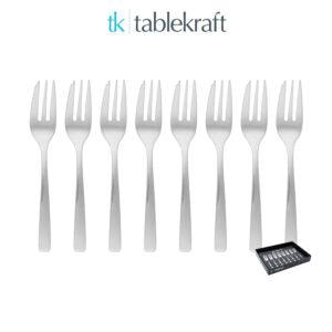 Tablekraft CAKE FORKS-8pc AMALFI Set