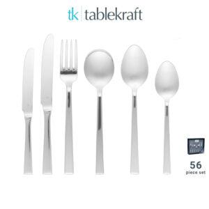 Tablekraft CUTLERY SET-56pc MONACO Set