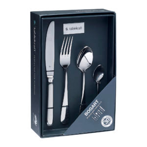 Tablekraft CUTLERY SET COMPLETE BOXED-24pc SOLID BOGART Set