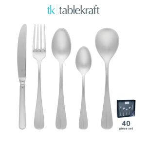 Tablekraft CUTLERY SET 40pc BOGART Set