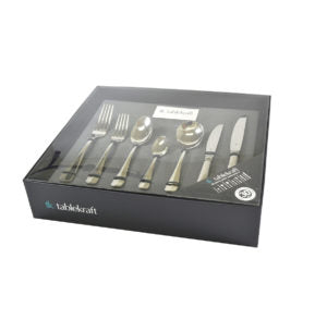 Tablekraft CUTLERY SET COMPLETE BOXED-56pc SOLID BOGART Set