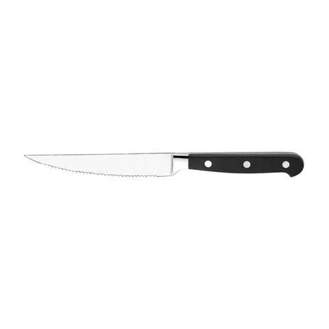 Trenton  STEAK KNIFE POINT TIP-BLACK HANDLE, 230mm RIVETED HANDLE (Each)