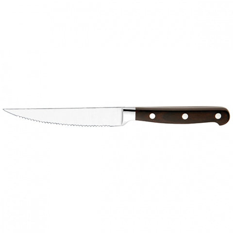 Trenton  STEAK KNIFE POINT TIP-BROWN HANDLE, 230mm RIVETED HANDLE (Each)
