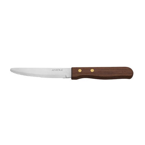 Athena  STEAK KNIFE JUMBO-WOOD HANDLE, 223mm  (Doz)