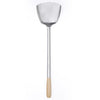 Chef Inox WOK TURNER-Stainless Steel, WOODEN HANDLE 125x390mm