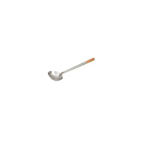 Chef Inox LADLE-Stainless Steel, WOODEN HANDLE 135x410mm