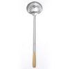 Chef Inox SKIMMER BOWL-Stainless Steel, WOODEN HANDLE 125x410mm