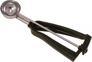 Bonzer ICE-CREAM SCOOP-No.30 BLACK HANDLE LITEGRIP "BONZER"