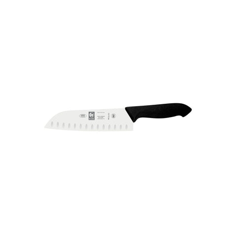 Icel HORECA PRIME SANTOKU KNIFE-BLACK, 180mm, -GRANTON EDGE (HR85.18)  (Each)