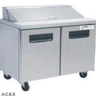 GREENLINE MEGA PREPARATION BENCH REFRIGERATION 2 Door 1.2M