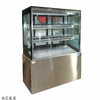 MITCHEL BLACK 1200mm straight glass cold cake display