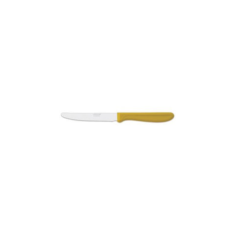 Arcos GENOVA PARING/STEAK KNIFE YELLOW HANDLE-110mm | SERRATED  (Each)