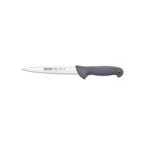 Arcos COLOUR PROF BONING KNIFE-150mm, CURVED BLADE GREY HANDLE (Each)