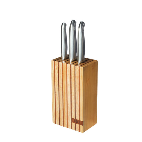 Furi Knives FURI-PRO RUBBERWOOD EN 4PC BLOCK SET 15/20/20CM(41341)