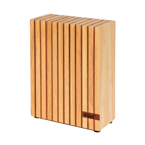 Furi Knives FURI-RUBBERWOOD 5 SLOT BLOCK SUIT UP TO 23CM LENGTH(41348)