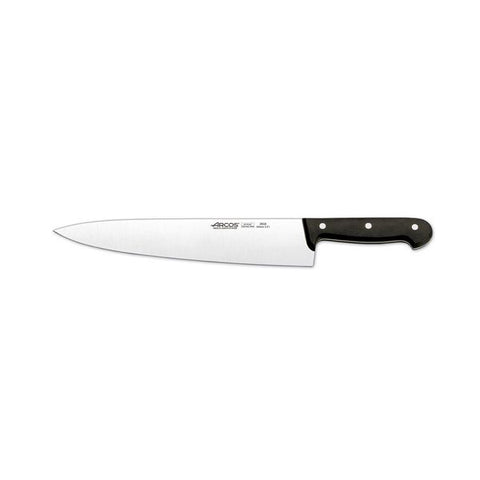 Arcos UNIVERSAL CHEF'S KNIFE-300mm, WIDE BLADE BLACK HANDLE (Each)