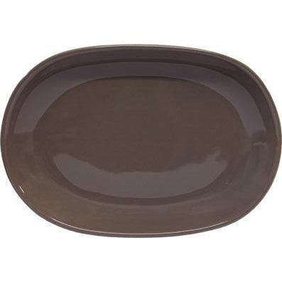 tablekraft ARTISTICA OVAL SERVING PLATTER-305x210mm MOCHA