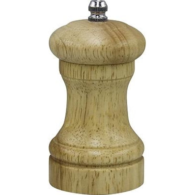 Chef Inox MILL-SALT/PEPPER-BIRCH WOOD CERAMIC GEAR 100mm "DUO" (x2)