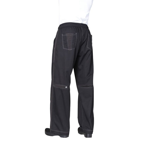 Black Cool Vent Baggy Pants