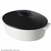 Revol REVOL REVOLUTION OVAL CASSEROLE W/LID BLACK 4.2lt