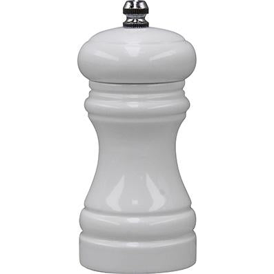 Chef Inox MILL-SALT/PEPPER-WHITE WOOD CERAMIC GEAR 115mm "CAFE"
