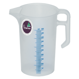 Fjord Australia CHEF INOX BLUE SCALE PP THEMO MEASURING JUG-0.50lt