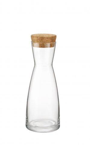 Bormioli Rocco YPSILON-CARAFE WITH CORK LID 415ml (1.25081MSA) (x6)