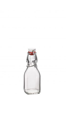Bormioli Rocco SWING-BOTTLE 0.125lt WHITE TOP (314733) (x5)