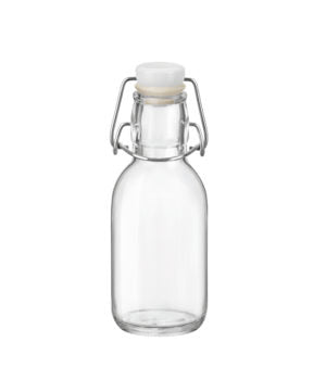 Bormioli Rocco EMILIA-BOTTLE 0.25lt WHITE TOP (666215MBB121990) (x6)