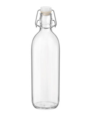 Bormioli Rocco EMILIA-BOTTLE 1.0lt WHITE TOP (666217MBA121990) (x1)